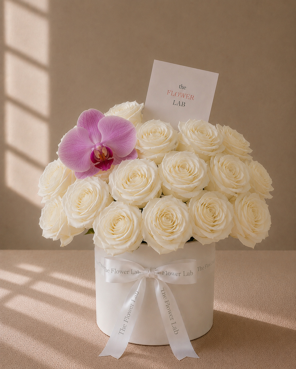 Love with Roses - Rosas blancas The Flower Lab